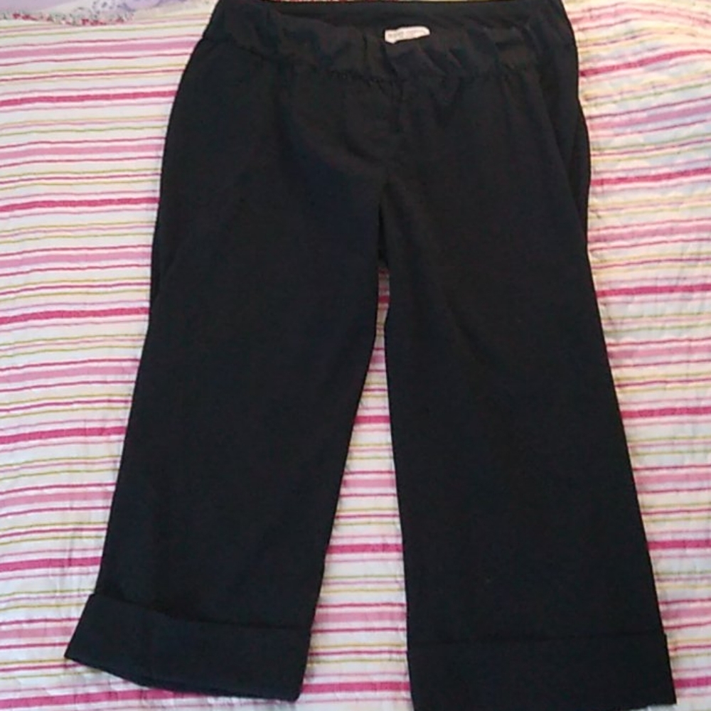 Black maternity pants